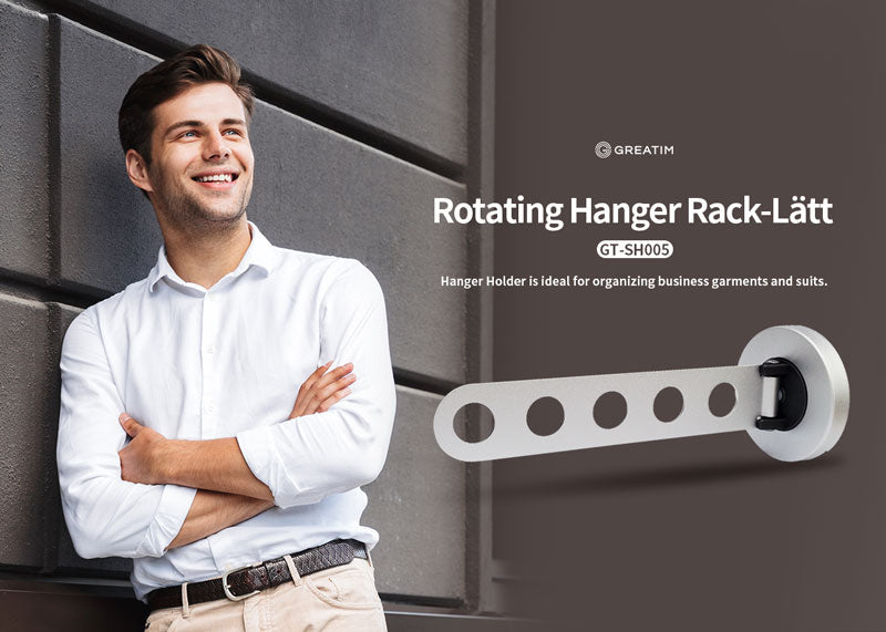 GREATIM Rotating Hanger Rack SH005 – Keep the suit wrinkle-free in storage and make the business space more tidy.