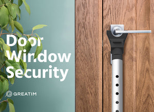 GREATIM Door/Window Security Bar - Smart Security for Your Home