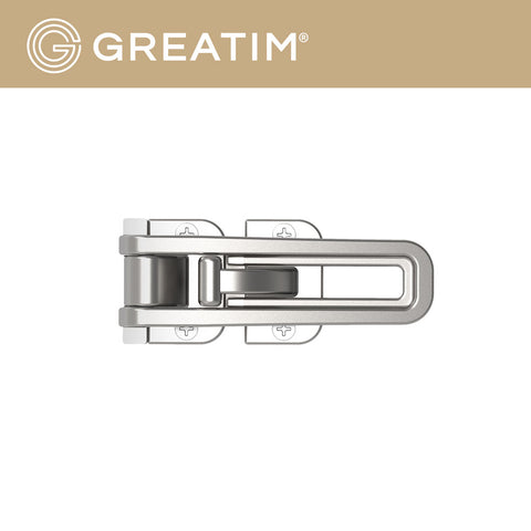Swing-in Door Guard/Latch – Extra Security to Your Home, Prevent Unauthorized Entry,GREATIM GT-DG001-SN,